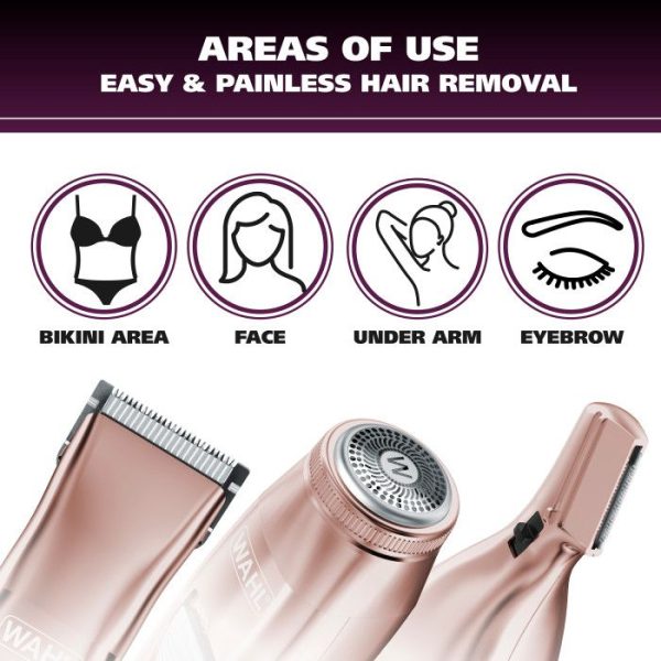 Wahl 9865-4027 Pure Confidence Face & Body Hair Remover for Women - Image 5