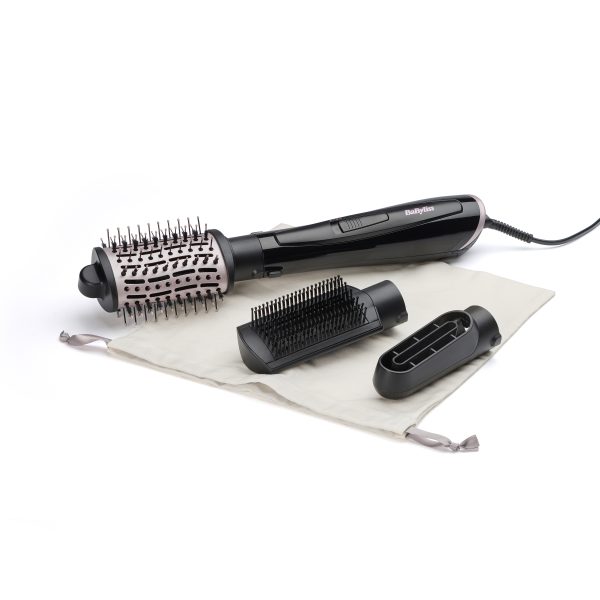 BaByliss Style Smooth 1000 3-in-1 Hot Air Brush for Blow Drying, Straightening and Volume, 1000 W AS128SDE